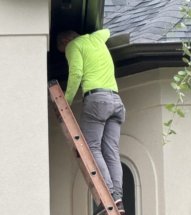 Professional Gutter Cleaning in The Woodlands, TX for homes with clean and debris-free gutters