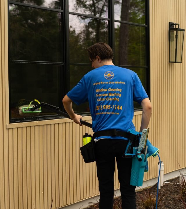 Professional Window Cleaning Service in Houston, TX for homes with spotless and crystal-clear windows